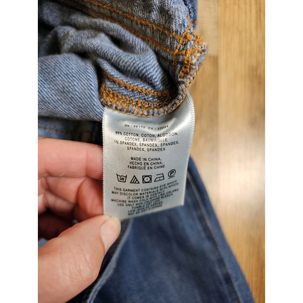 Anthropologie Pilcro Wide Leg Cropped Denim Jeans Women's Size 25 - Picture 3 of 7